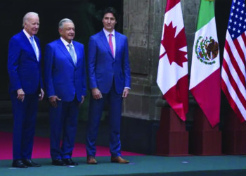 Biden, López Obrador, Trudeau meet in Mexico City for summit