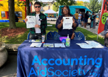 Accounting Aid Society Team Member Supports His Hometown Community