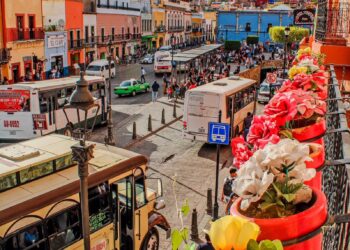 Dia de las Flores en Guanajuato, México