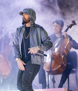 Eminem and Mr. Porter from D12 capped the unforgetable show featuring Detroit stars–including the Detroit Symphony Orchestra.