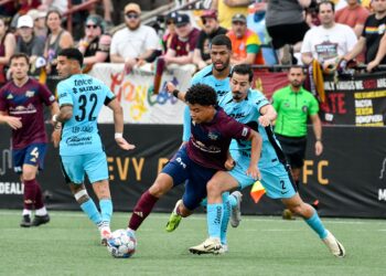 Pumas Soccer players vs Detroit FC