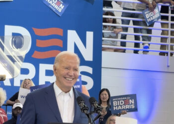 President Biden Greeted by Enthusiastic Supporters in Detroit