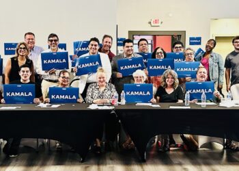 Attendees at the first meeting of Latinos Con Harris in Detroit learned about the Harris-Walz campaign's activities aimed at winning Michigan