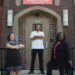 From left, Carmensita Buentello Clinical Case Manager, James Phillips Community Service Coordinator and LaNeice Jones Chief Executive Officer of the SWDCJC