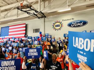 Union members in Detroit are excited about the prospects of the Harris-Walz ticket winning Michigan in November