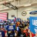 On Labor Day in Detroit, Michigan Union Workers and Local Leaders Rally with VP Harris