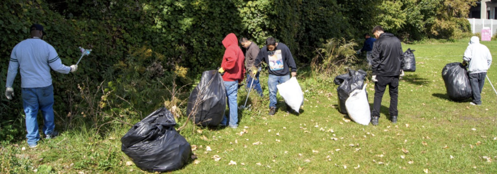 SWDCFC Participants doing community service in Delray