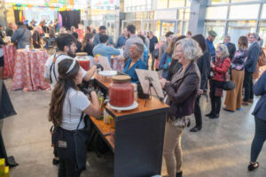 The monograph release celebration was held at the Mexicantown CDC Mercado in Southwest Detroit with food, drinks and colorful decorations