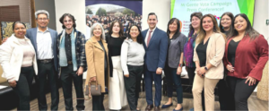 Representatives from eight Latino advocacy organizations across Michigan gathered at the offices of the Detroit Hispanic Development Corporation to reveal the results of a survey of Latino voters in Michigan and receive an organizing grant from the Hispanic Federation.