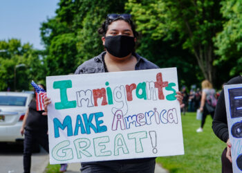 No Kings and No Crowns, Thousands Rally Against Trump Policies in Southwest Detroit
