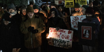 Shouts of “ICE off our streets” Heard Loudly from Coast to Coast across Michigan
