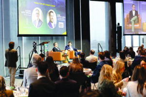 Joaquin Nuño-Whelan, President of Lincoln Motor Company, in conversation with Gabriel Rodriguez-Garriga, VP of Strategy and Environmental Analysis at Barton Malow, shared insights about innovation, the future of customer experience, and Lincoln’s continued commitment to the Detroit region.