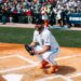 First pitch catcher Justin Verlander. Photo provided by Detroit Tigers