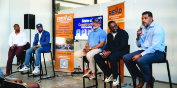 Panelists speak during the State of Construction 2026 forum at The Edit in Detroit on Thursday, June 11, 2026. Co-hosted by READ and DFO313, the discussion provided developers, contractors, and industry professionals with practical insights on navigating today's construction market. (Photo by Brayan Gutierrez)